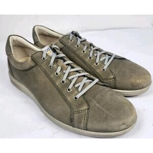 Ecco Golf Mens Size US 12, EU 46 Beige Leather Spikeless Shoes